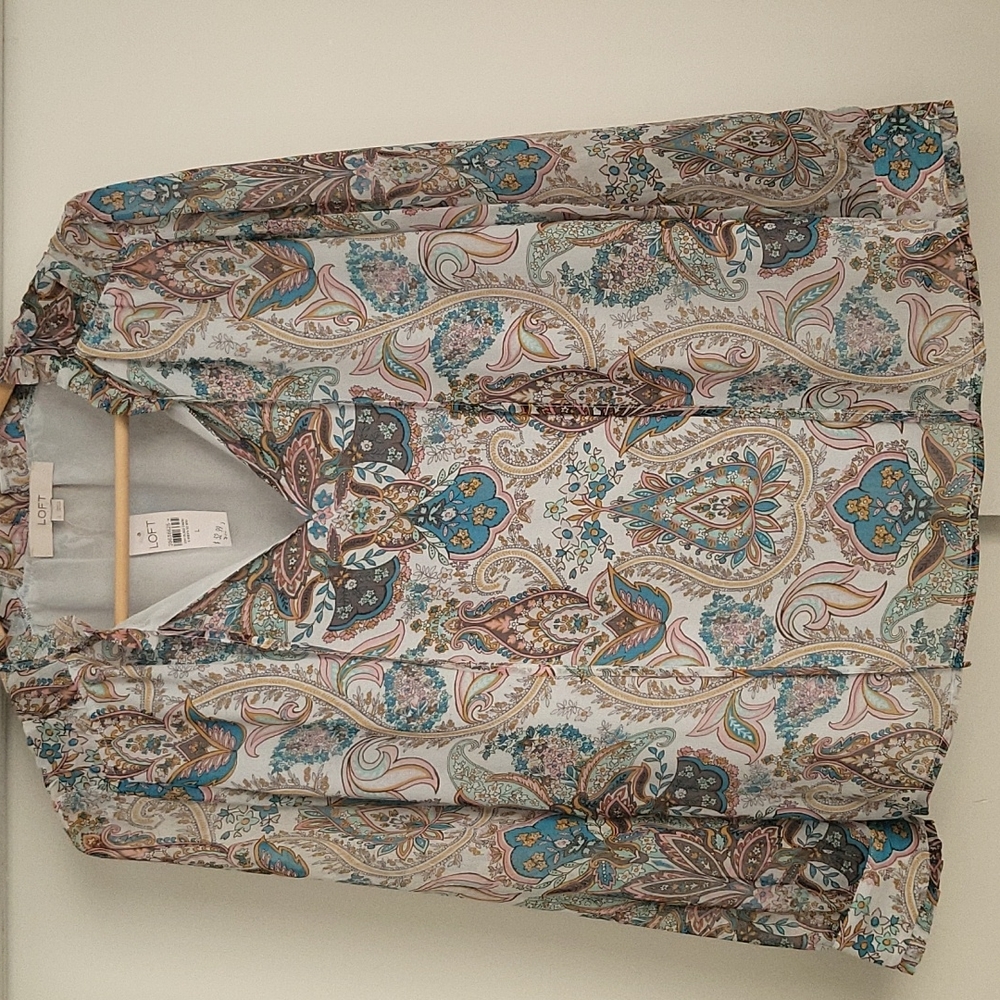 LOFT | Paisley Blouse - Picture 4 of 9